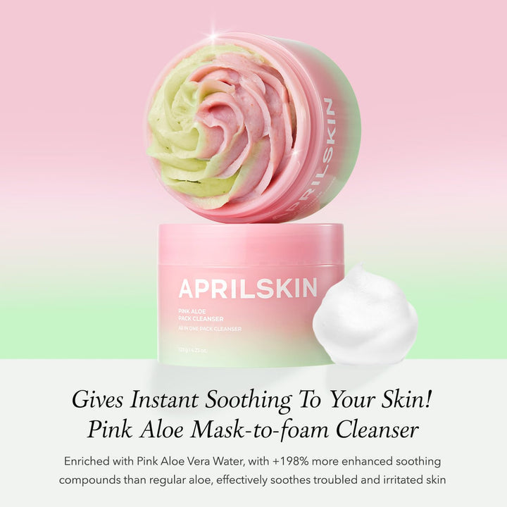 Pink Aloe Pack Cleanser 120g
