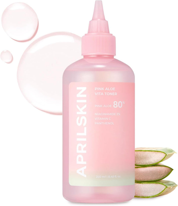 Pink Aloe Vitamin C Brightening Toner 250ML