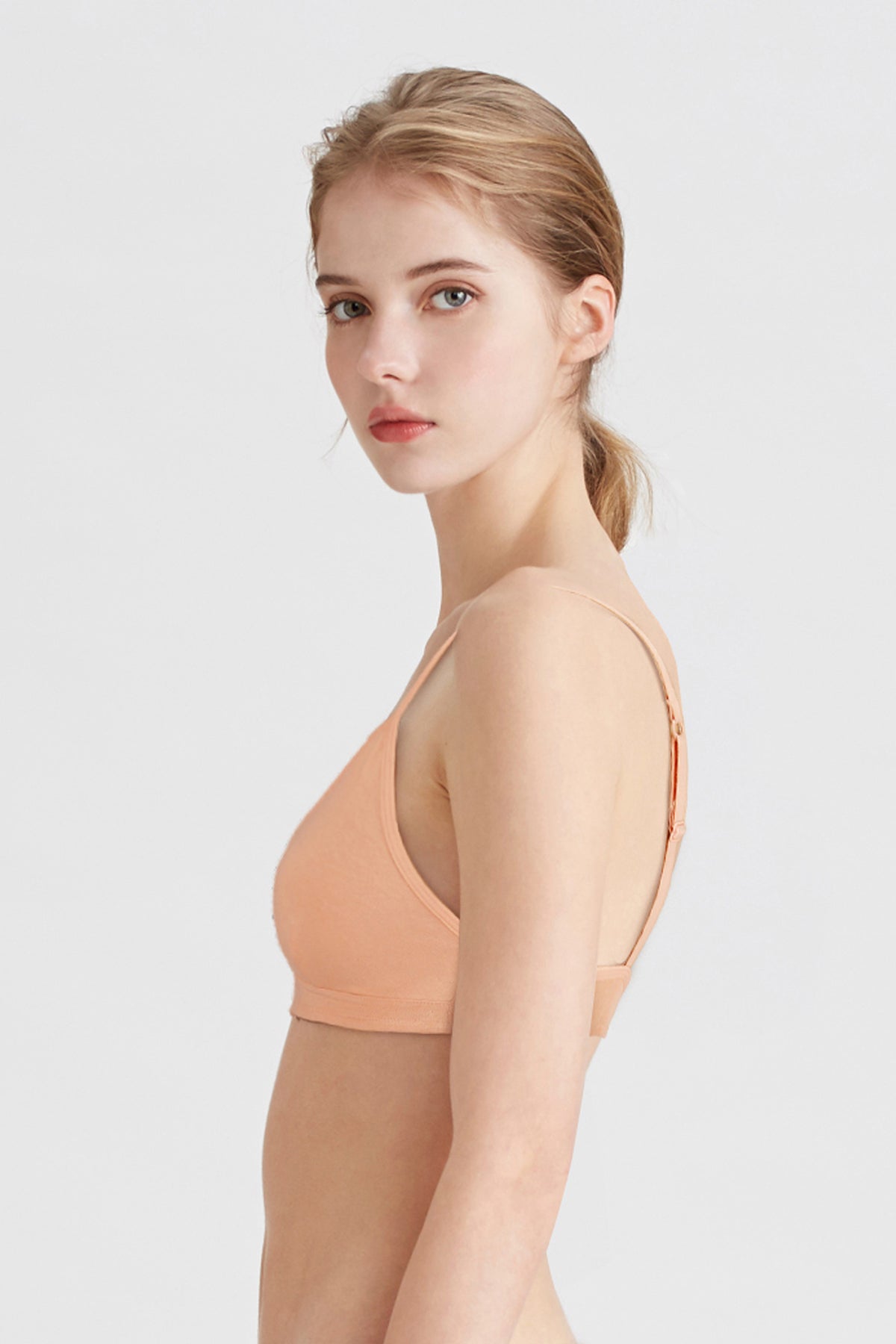 BLS - Abroud Non Padded Cotton Teen Bra - Skin
