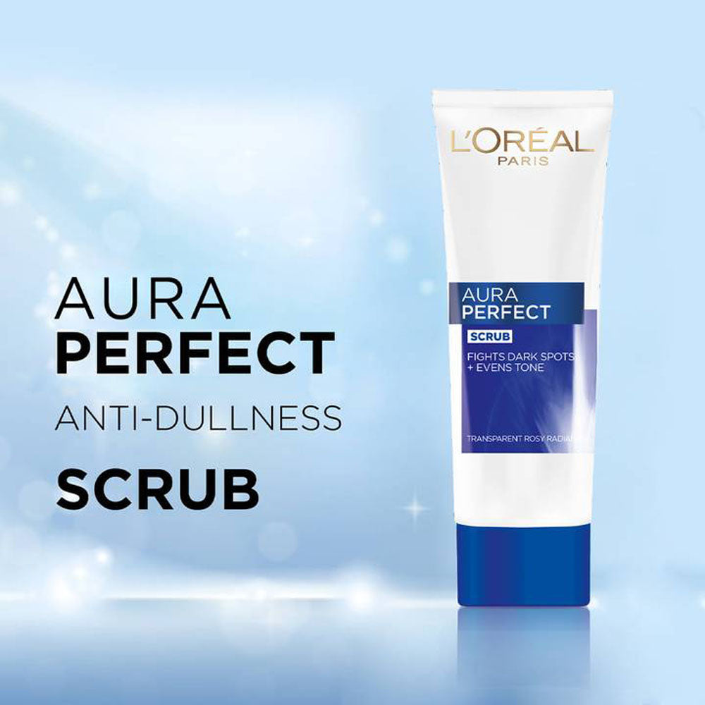 LOreal Paris - Aura Perfect Anti Dullness Scrub Facial Foam Wash For Brighter Skin 100 ml
