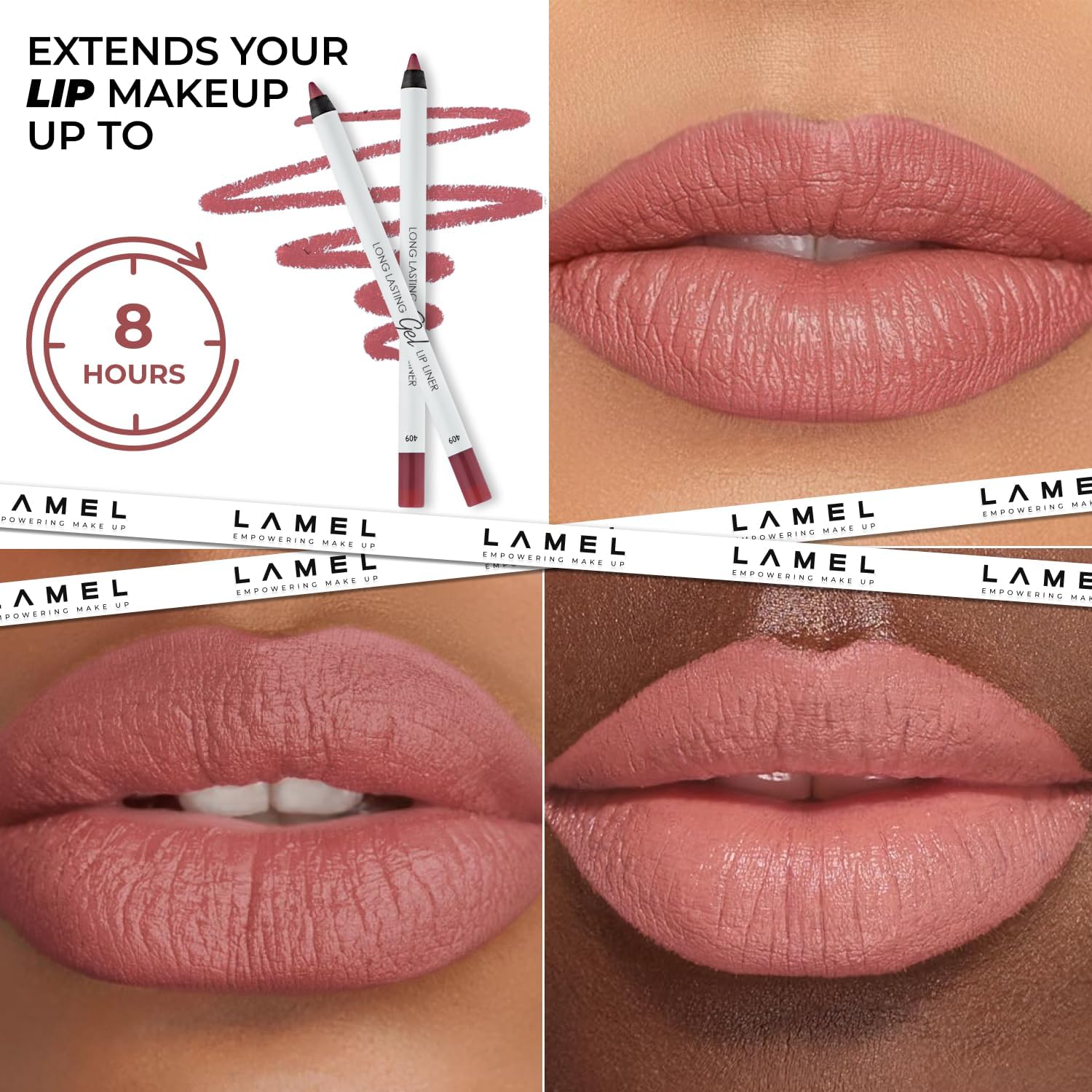 Lamel - Long lasting Gel Lip Liner 409 1,7g